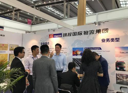 J9集团平台国际物流参加2019年第十四届物博会1